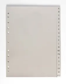 Trennblatt A4, A-Z PP 120my